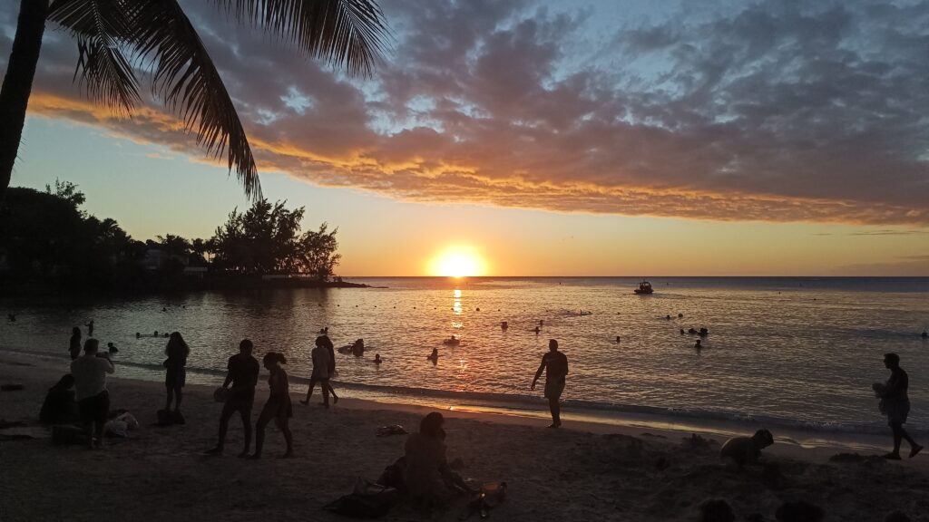 Pereybere beach sunset